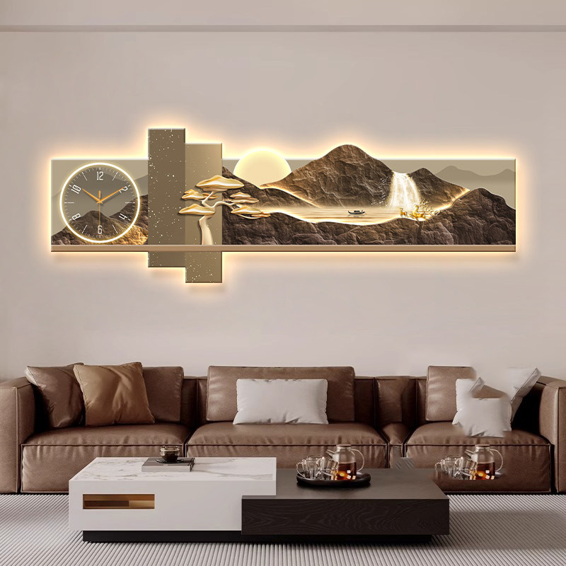 Luxury Lifestyle Living - Relógio de Parede de Luxo Moderno