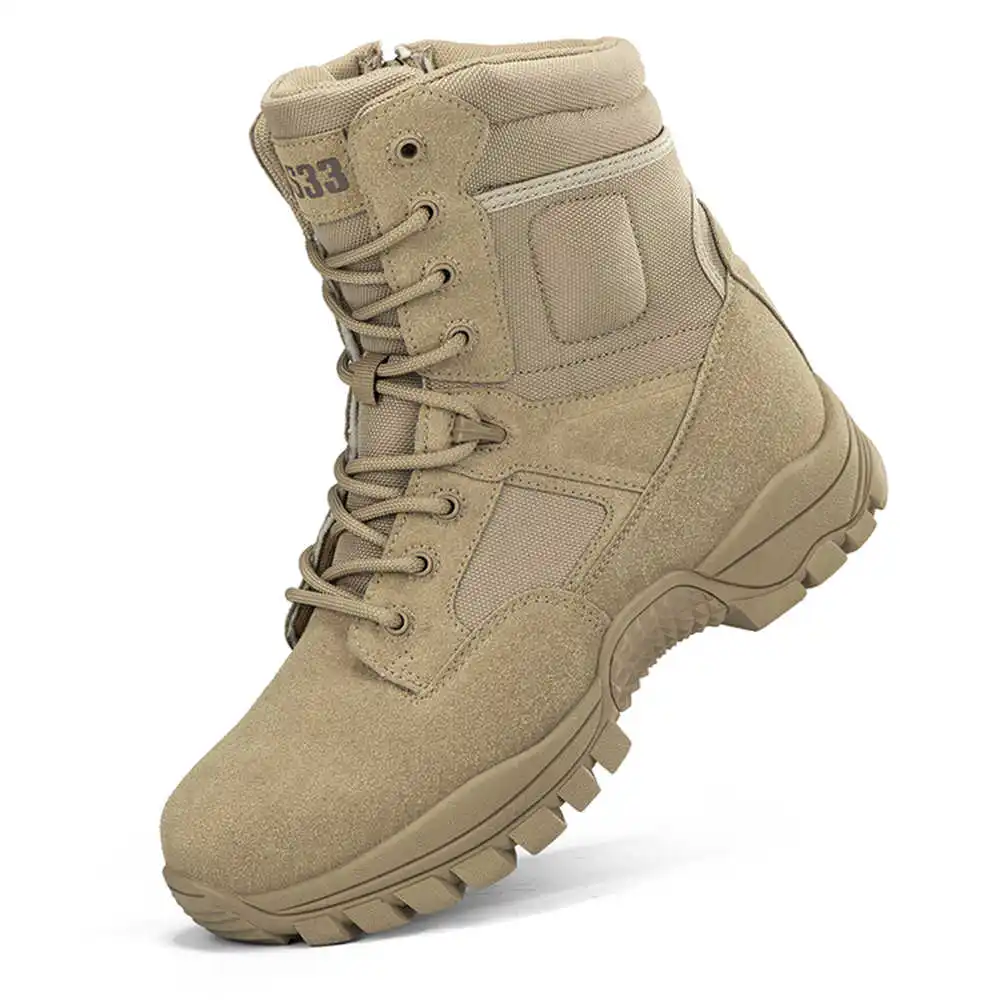 Luxury Lifestyle Shows - Botas de caminhada de couro genuíno