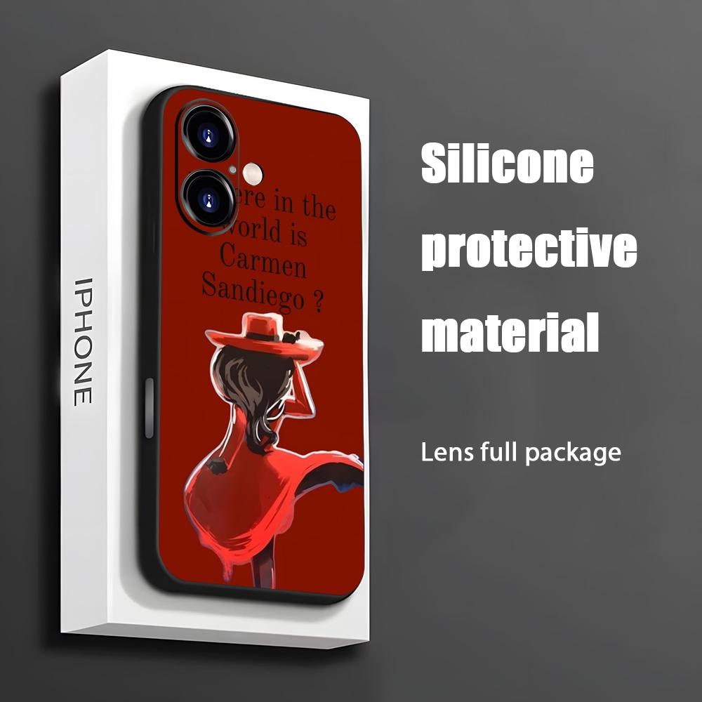 Apple Iphone 15 - Carmen sandiego capa de telefone de