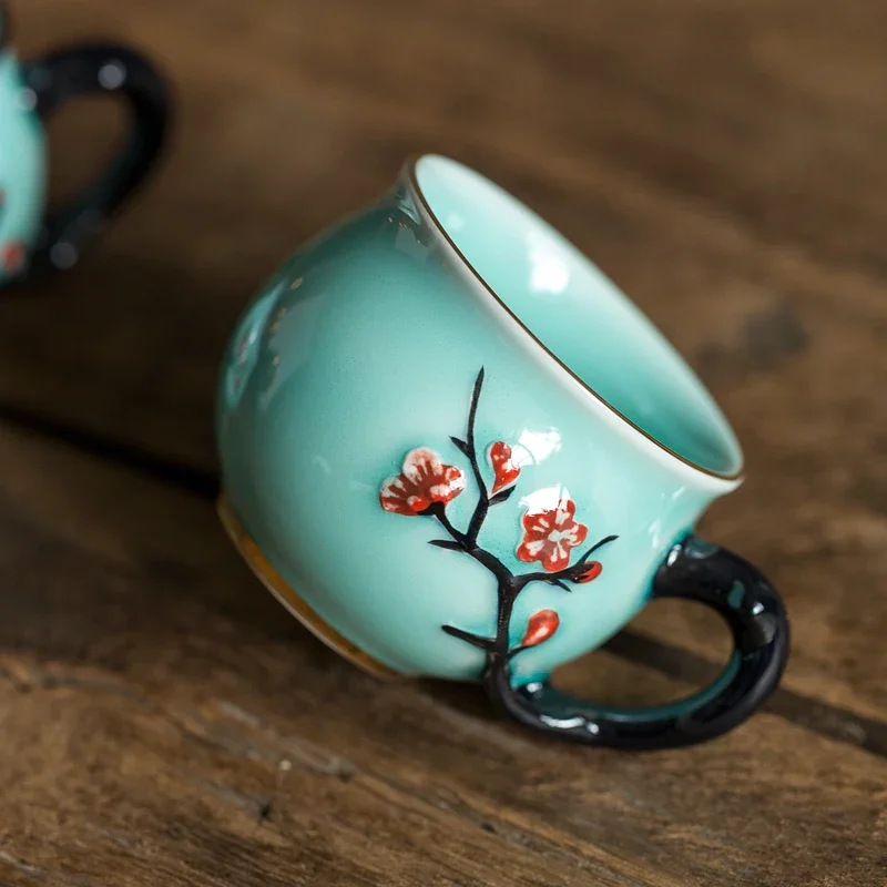 Handmade Ceramic Mug - Xícara de chá de cerâmica artesanal