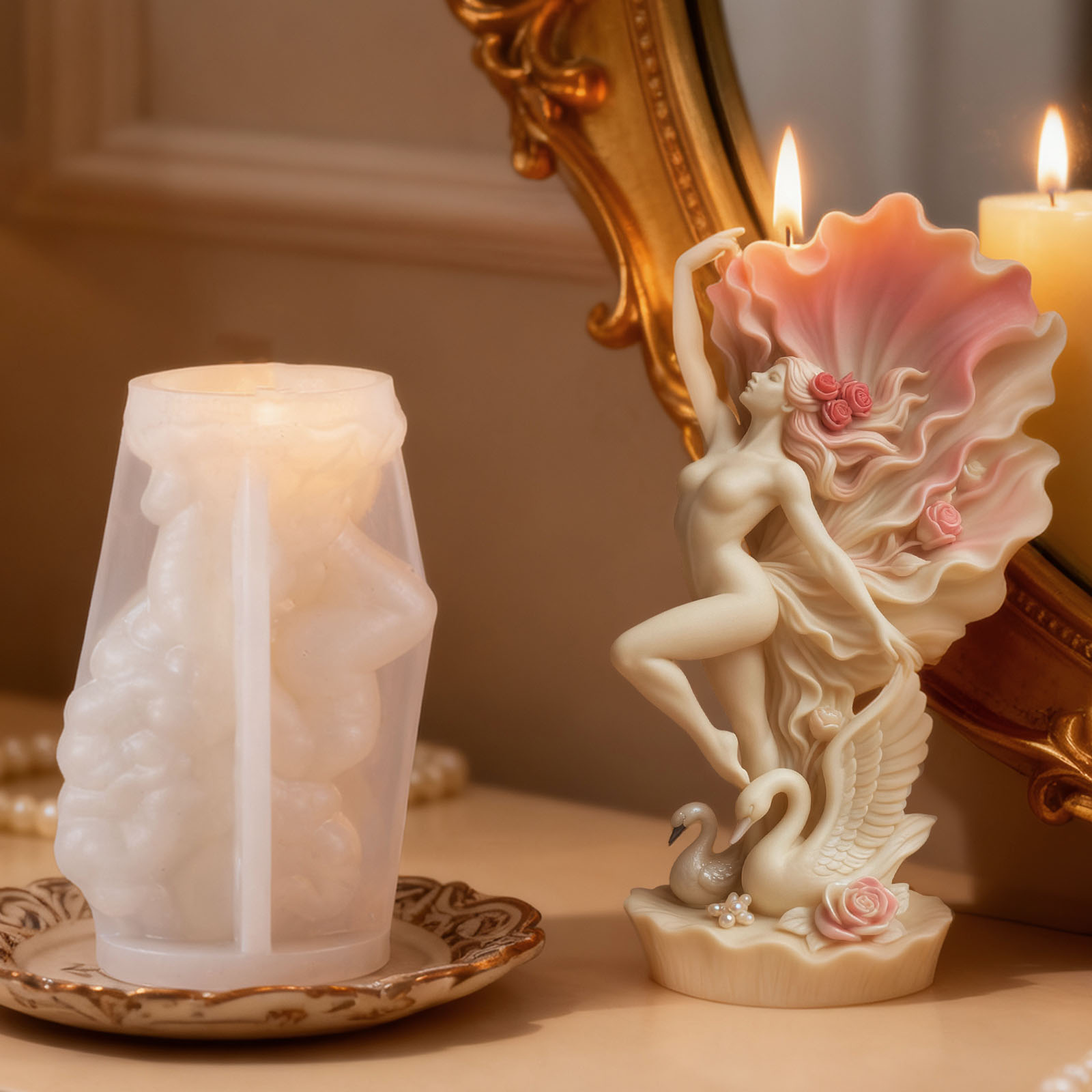 Molde de vela elegante para da - Scented Candle Luxury avaliação e preço