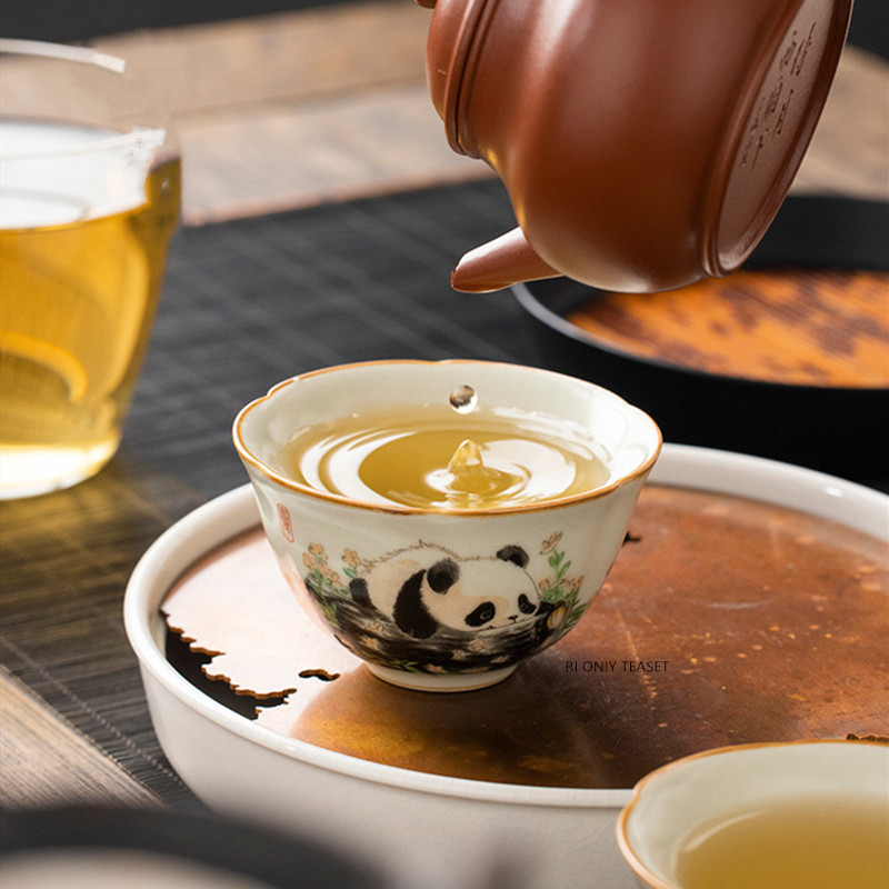 1 pc tradição chinesa ru forno - Handmade Ceramic Mug avaliação e preço