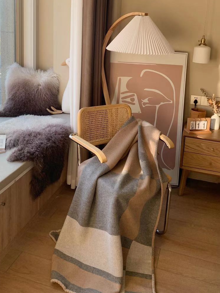 Cobertor de Lã Cashmere Rinoar - Cashmere Throw Blanket avaliação e preço