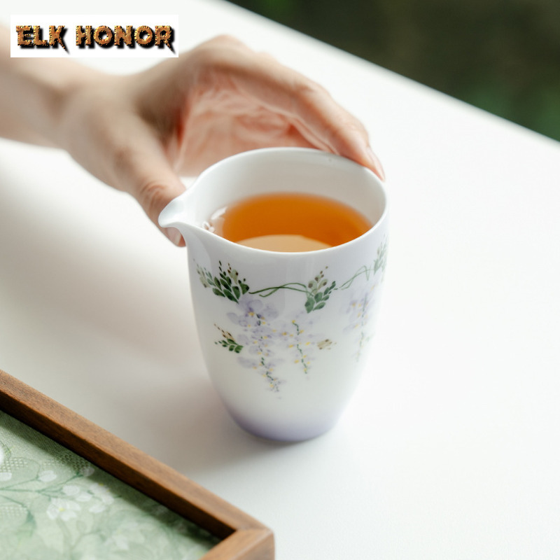 210ml pintado à mão flor de gl - Handmade Ceramic Mug avaliação e preço