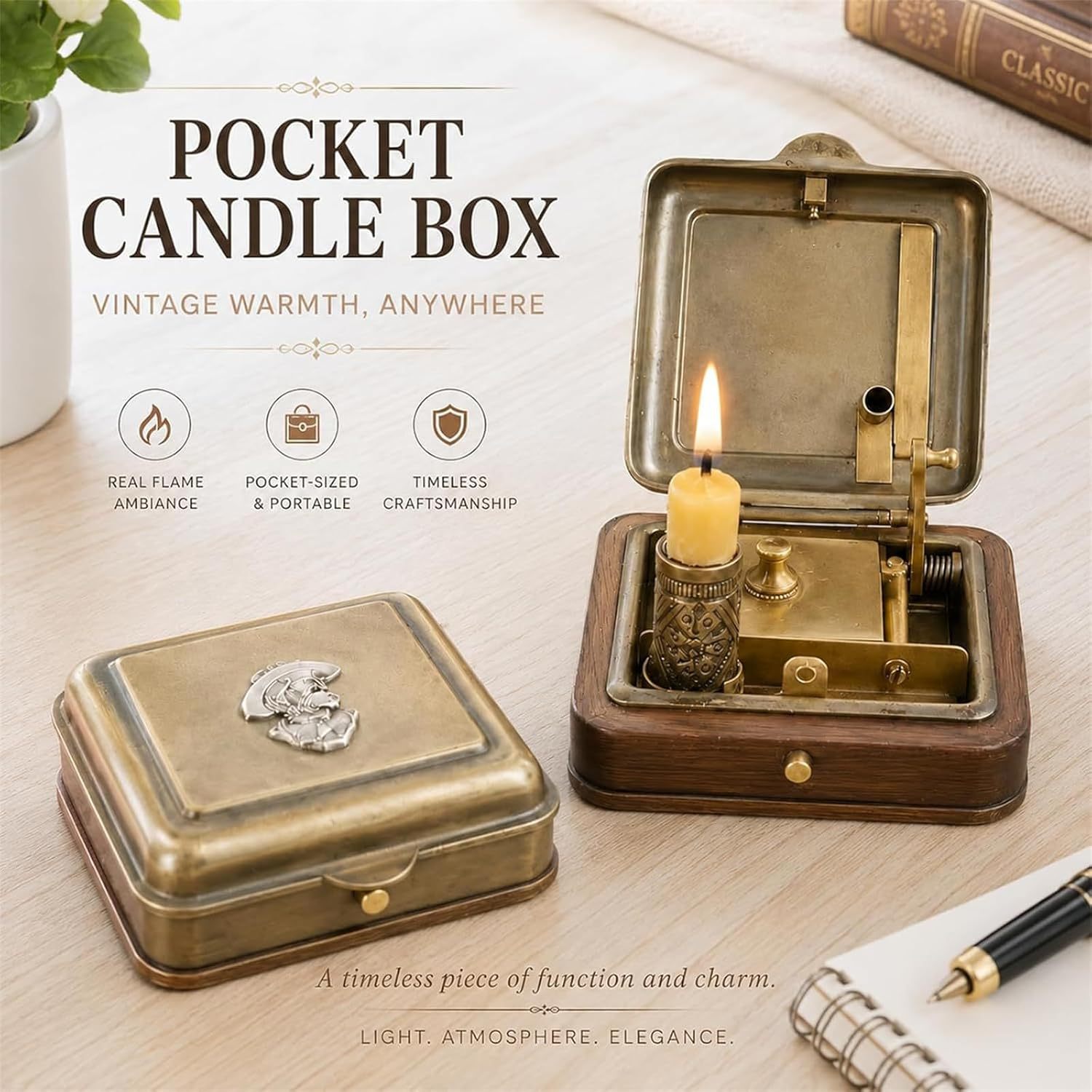 Caixa de Vela Mecânica para Me - Scented Candle Luxury avaliação e preço