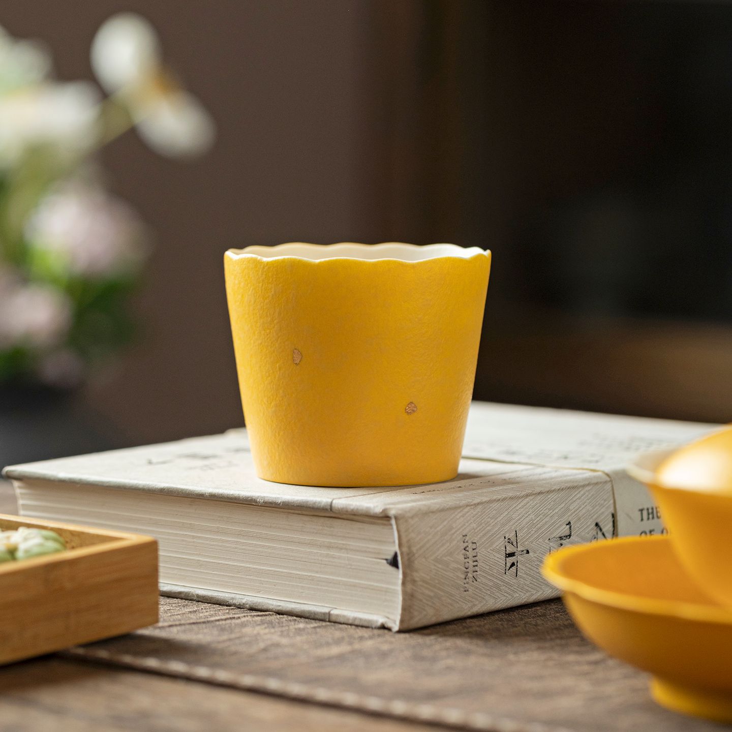 Caneca de Café Cerâmica Amarel - Handmade Ceramic Mug avaliação e preço
