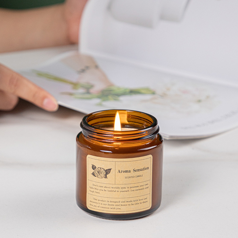 Copo de vidro marrom vela de a - Scented Candle Luxury avaliação e preço