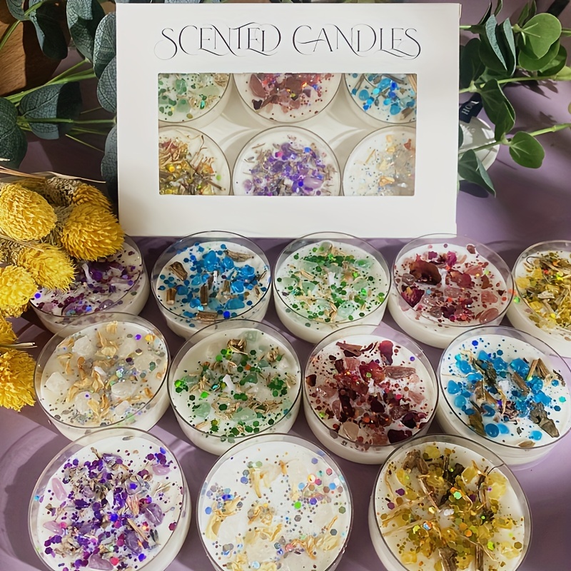Conjunto de 6 velas perfumadas - Scented Candle Luxury avaliação e preço