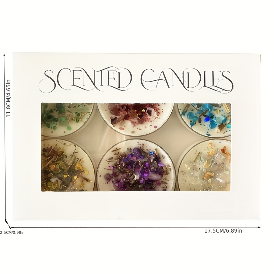 Conjunto de 6 velas perfumadas - Scented Candle Luxury avaliação e preço