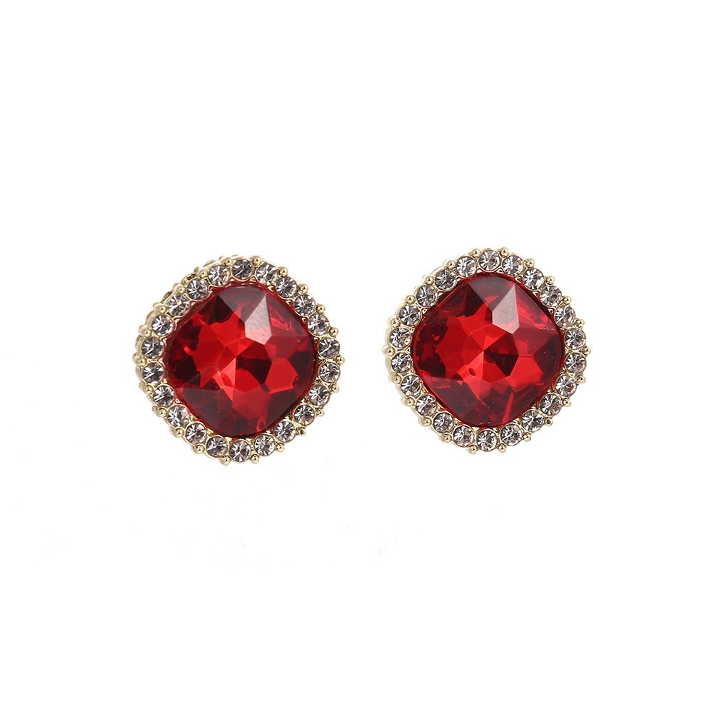 Brincos de Cristal Azul Quadra - Luxury Lifestyle Jewelry avaliação e preço