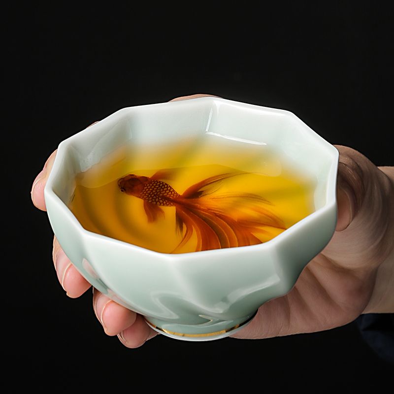 Copos de chá celadon criativos - Handmade Ceramic Mug avaliação e preço