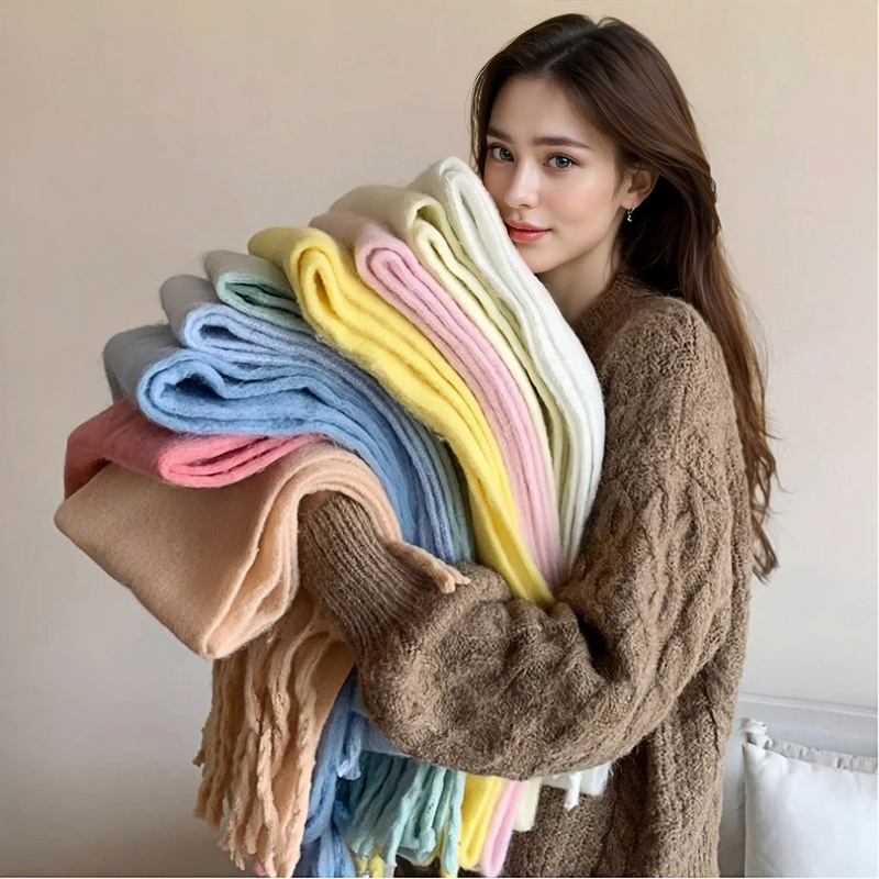 Lenço de inverno para mulheres - Cashmere Throw Blanket avaliação e preço