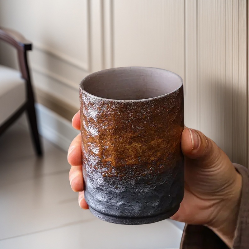 Caneca de pedra chinesa artesa - Handmade Ceramic Mug avaliação e preço
