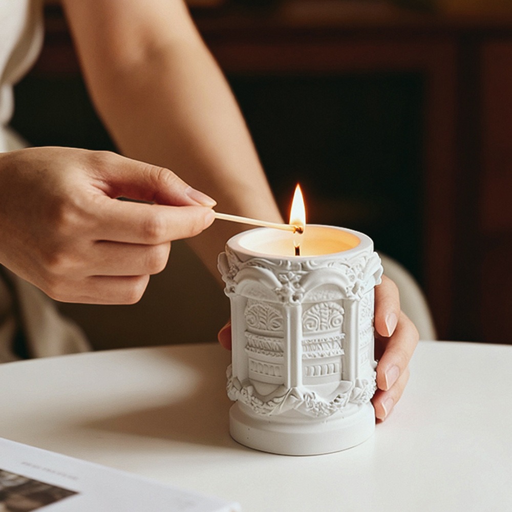 Vela Aromática em Copo de Gess - Scented Candle Luxury avaliação e preço