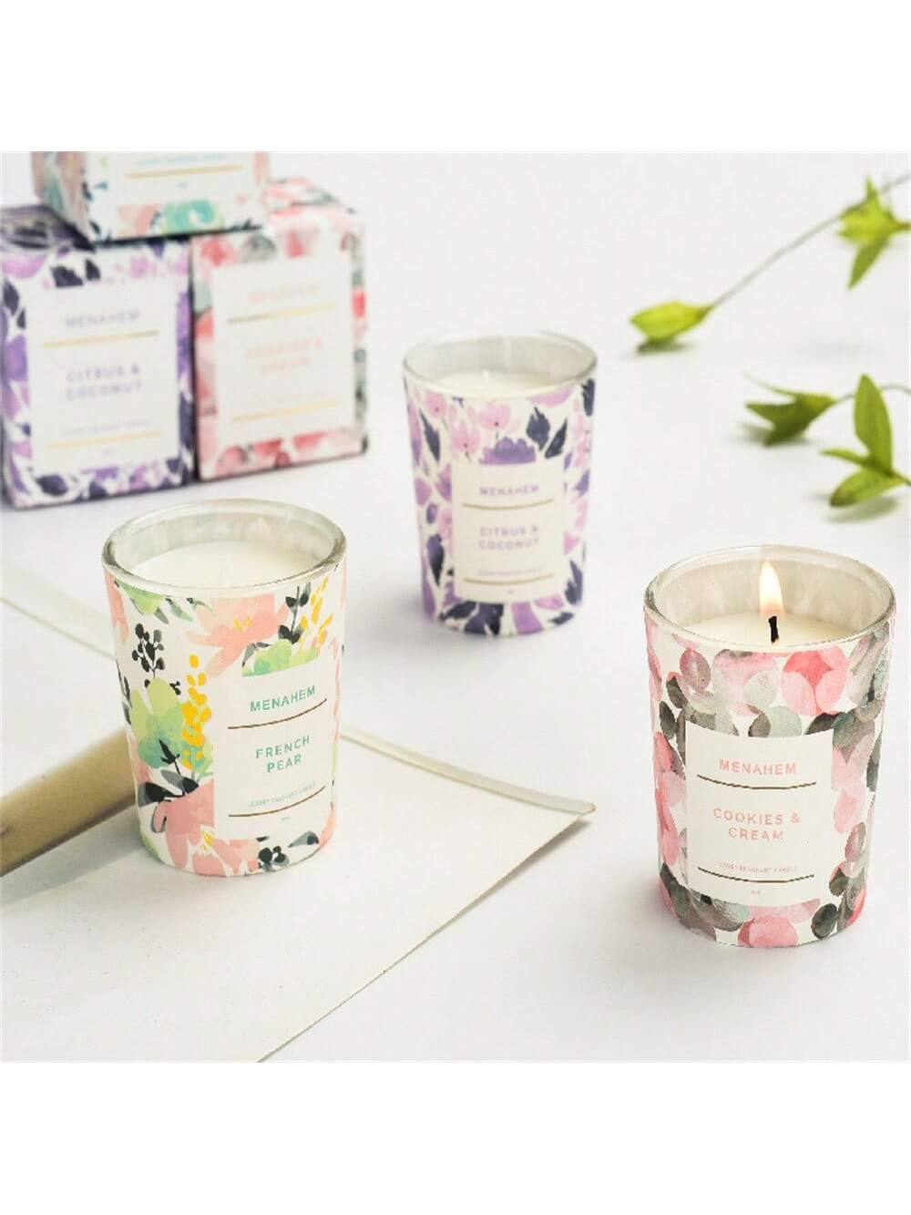 Velas Aromáticas de Cera de So - Scented Candle Luxury avaliação e preço